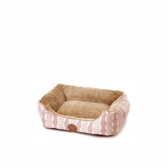 Pelíšek Furry S, 50 cm, béžový