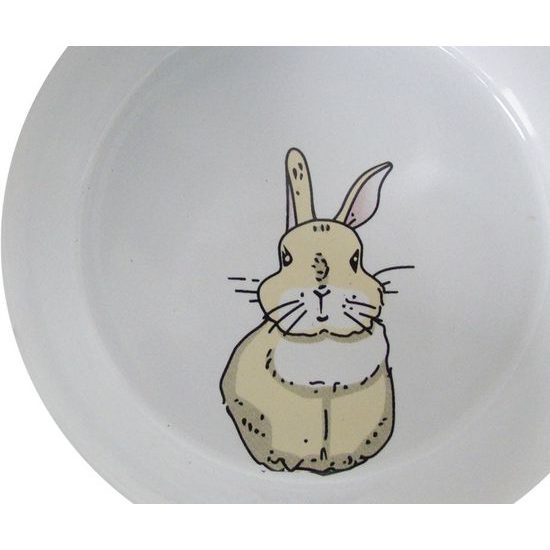 Nobby Rabbit keramická miska pro hlodavce růžová 11 x 4,5 cm