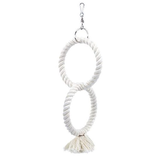 Nobby bavlněné 2 kruhy pro papoušky 32cm