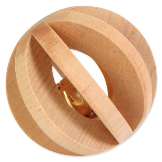 Hračka TRIXIE míček dřevěný 6 cm