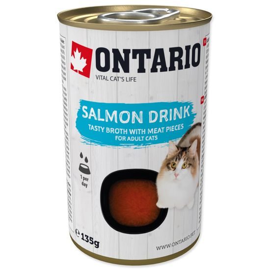 ONTARIO Cat Drink Salmon