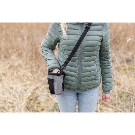 Sáček na pamlsky Multi Twist, ø 12 × 17 cm, černá/šedá