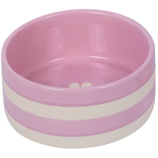 Nobby keramická miska Strio růžová 18 cm 1,25 l