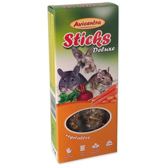 Tyčinky AVICENTRA zeleninové pro velké hlodavce