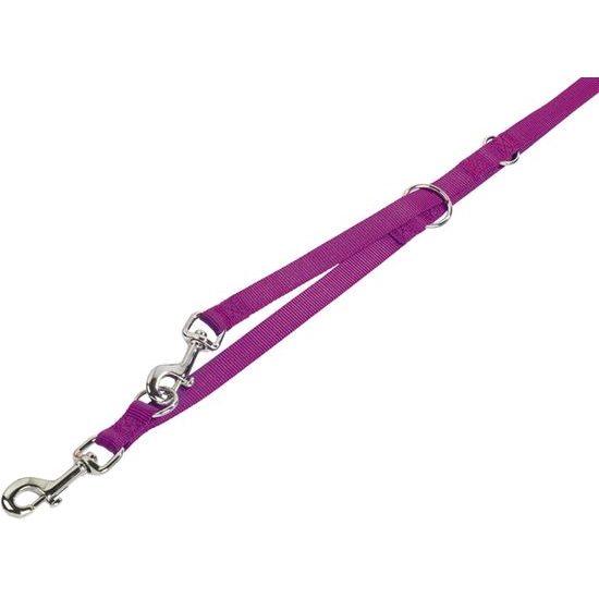 Nobby CLASSIC vodítko nylon 200cm / 25mm malina