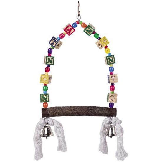 Nobby hračka pro střední papoušky houpačka 35x18cm