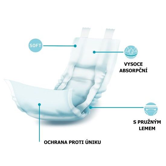 Nobby papírové pleny pro psy L-XL 60-80cm (12 ks)