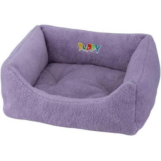 Nobby PUPPY obdelníkový pelíšek pro psy růžová 45x40x18cm