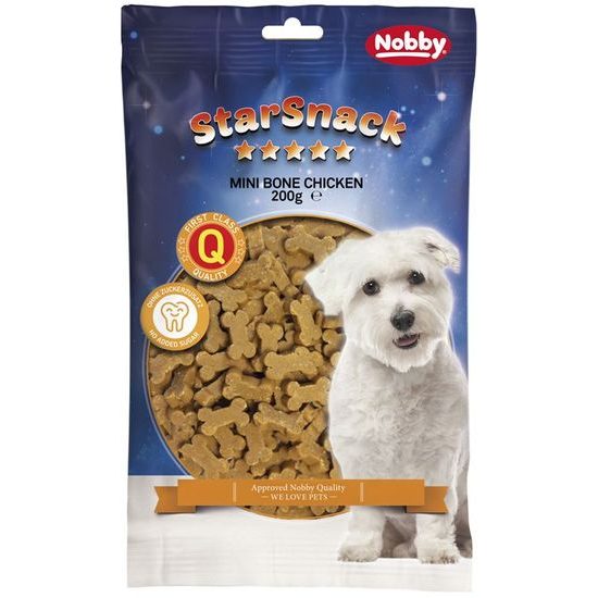 Nobby StarSnack Mini Bones kuřecí kostičky 200g