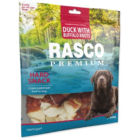 Pochoutka RASCO Premium uzle bůvolí s kachním masem