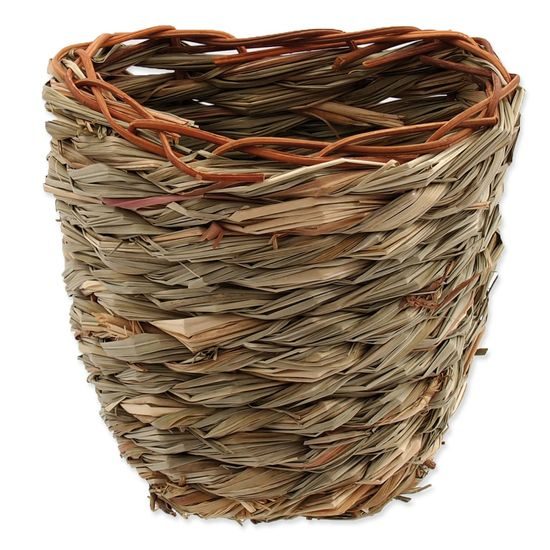 Hnízdo SMALL ANIMALS košík travní pletené 15 x 10 x 15 cm