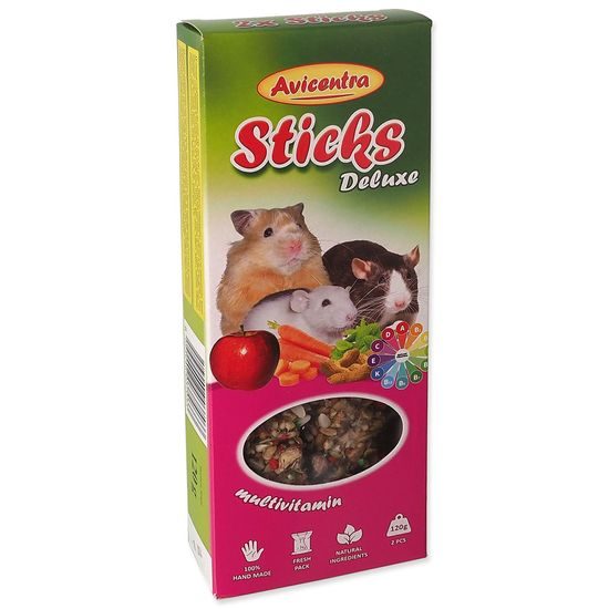 Tyčinky AVICENTRA medové pro malé hlodavce