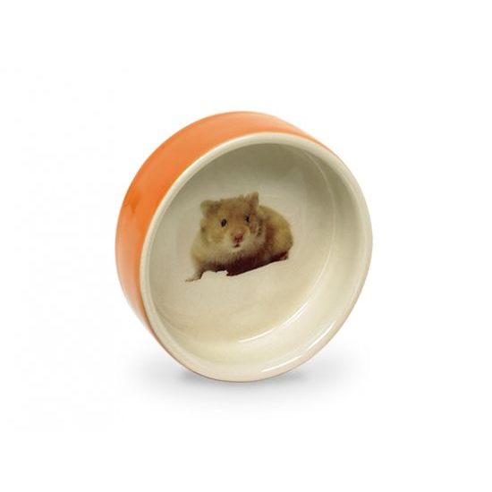 Nobby Hamster keramická miska hlodavec 7,5 x 2,5cm oranžová