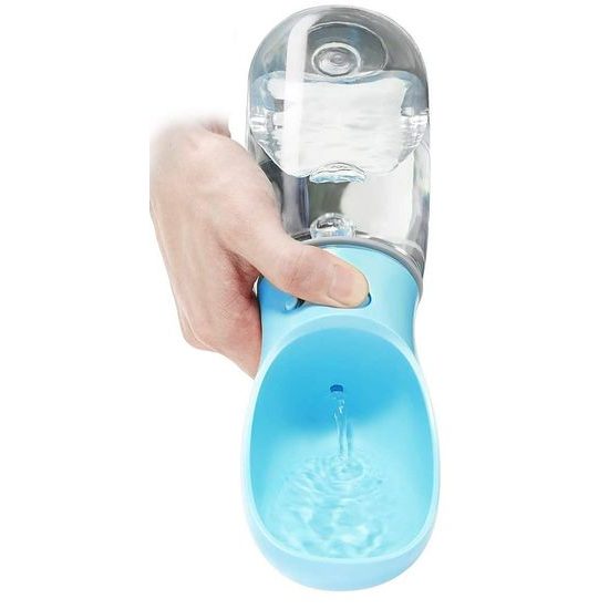 Nobby cestovní láhev pro psy 550ml růžová