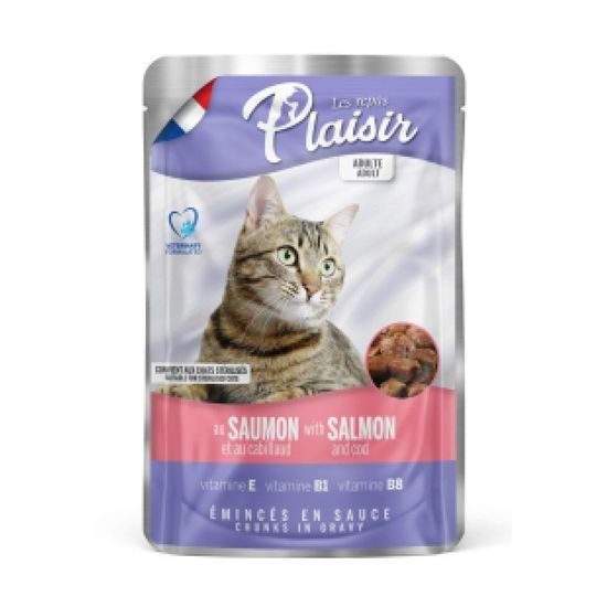 Plaisir cat losos+treska100 g