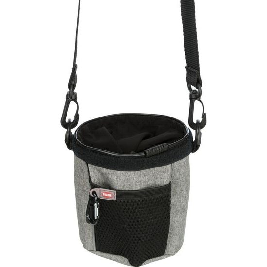 Sáček na pamlsky Multi Twist, ø 12 × 17 cm, černá/šedá