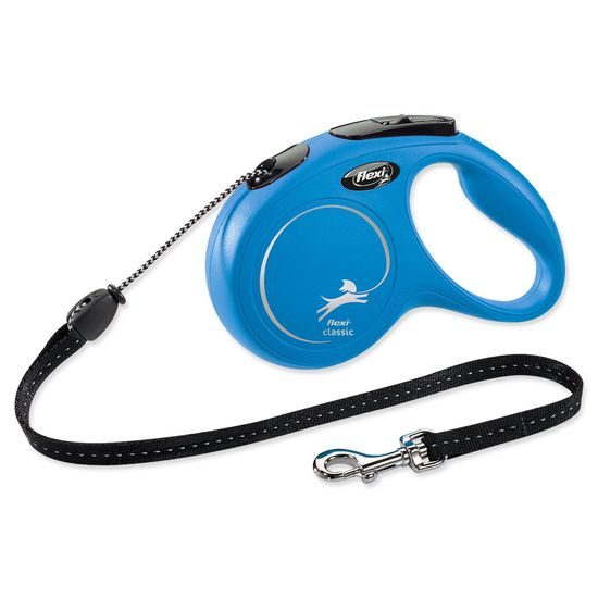 Vodítko FLEXI Classic New lanko modré M - 5 m