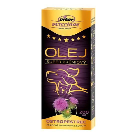 Ostropestřec olej 200ml Vitar