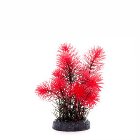 Red Anacharis, akvarijní plastová rostlinka