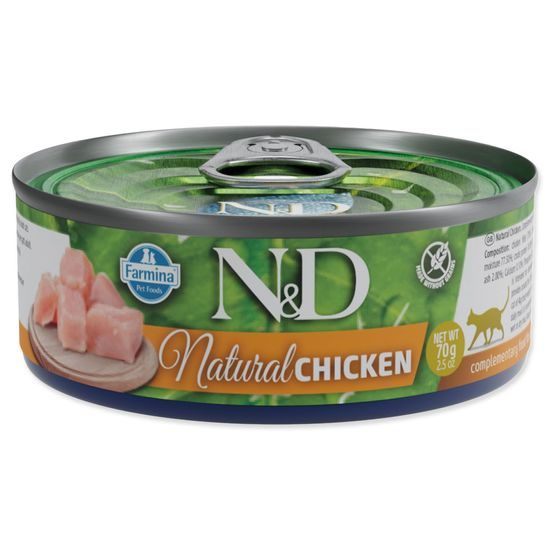 KONZERVA N&D CAT NATURAL CHICKEN 70 GR