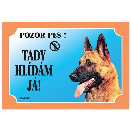 Tabulka DAFIKO belgický ovčák