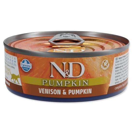 KONZERVA N&D CAT VENISON & PUMPKIN 70 GR