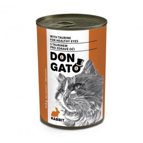 DON GATO konzerva kočka - králík 415g