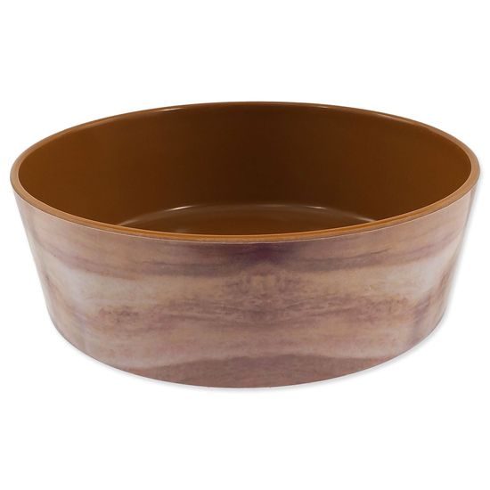 Miska DOG FANTASY vzor dřevo hnědá 20 cm