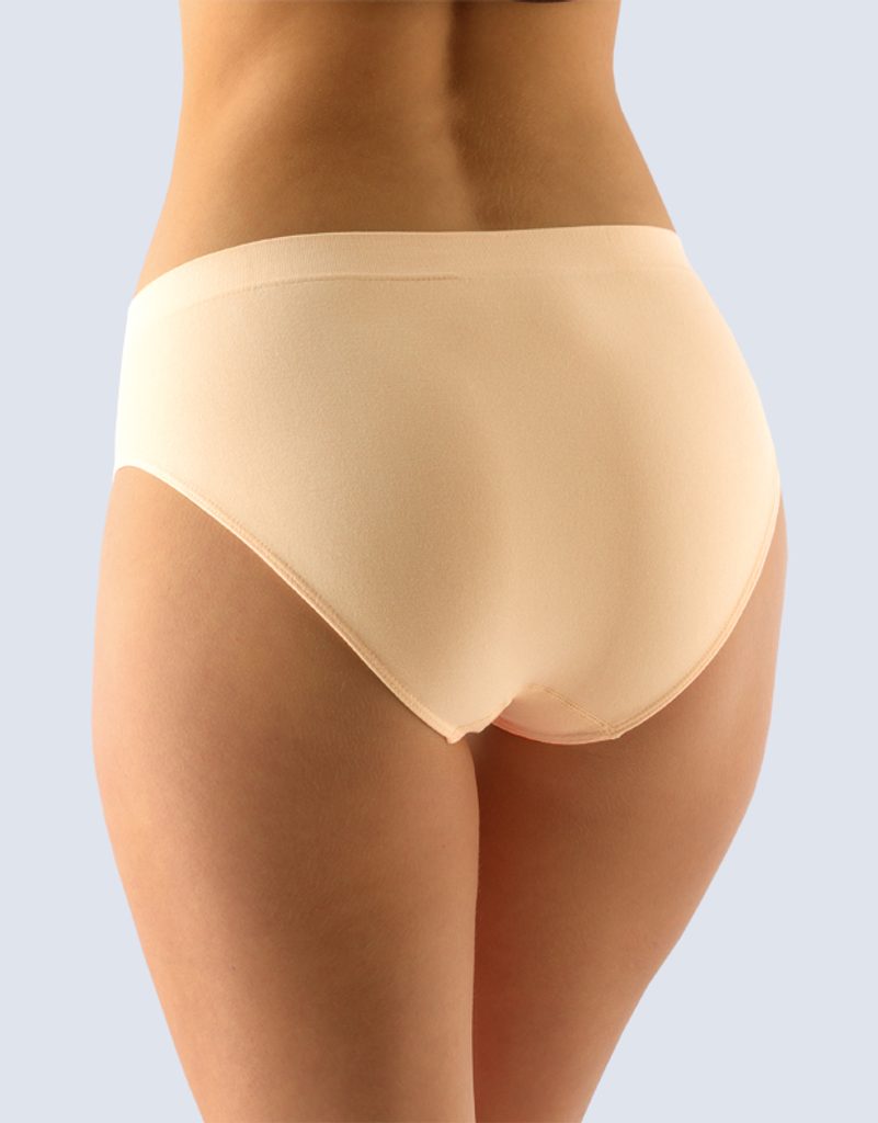 Plavky-Pradlo.cz - GINA dámské kalhotky klasické, širší bok, bezešvé,  jednobarevné Bamboo PureLine 00019P - tělová - GINA - klasické - Kalhotky,  DÁMSKÉ PRÁDLO