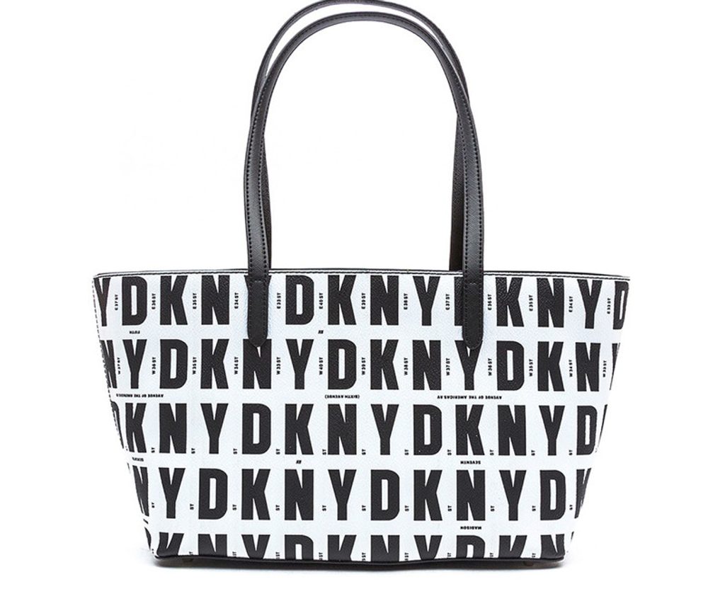 Plavky-Pradlo.cz - Elegantní černobílá kabelka DKNY Top Zip Shopper - DKNY  - Elegantní kabelky - Kabelky, Kabelky, tašky a zavazadla, MÓDNÍ DOPLŇKY