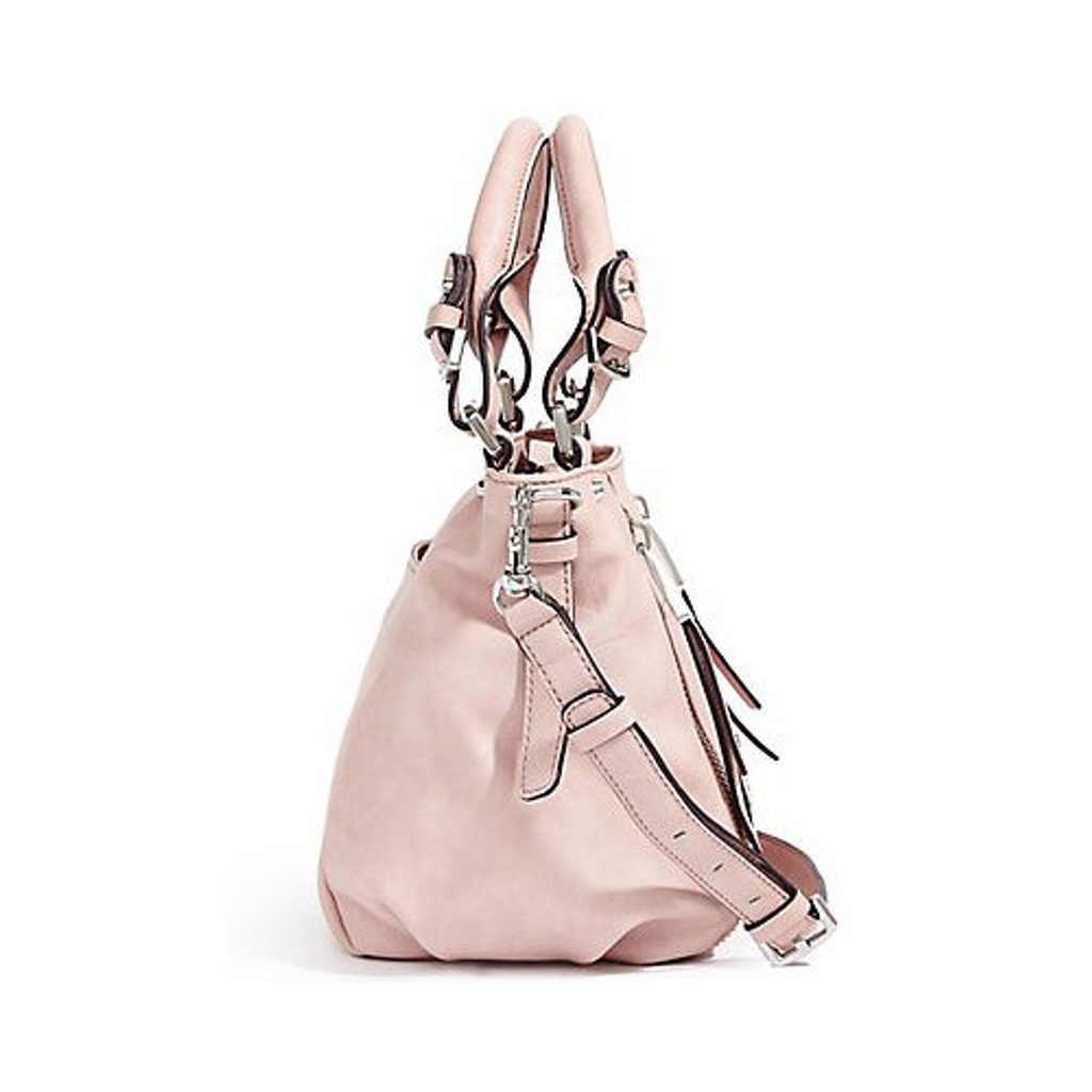 Plavky-Pradlo.cz - Elegantní kabelka GUESS Presley Small Zipper Satchel  růžová - Elegantní kabelky - Kabelky, Kabelky, tašky a zavazadla, MÓDNÍ  DOPLŇKY