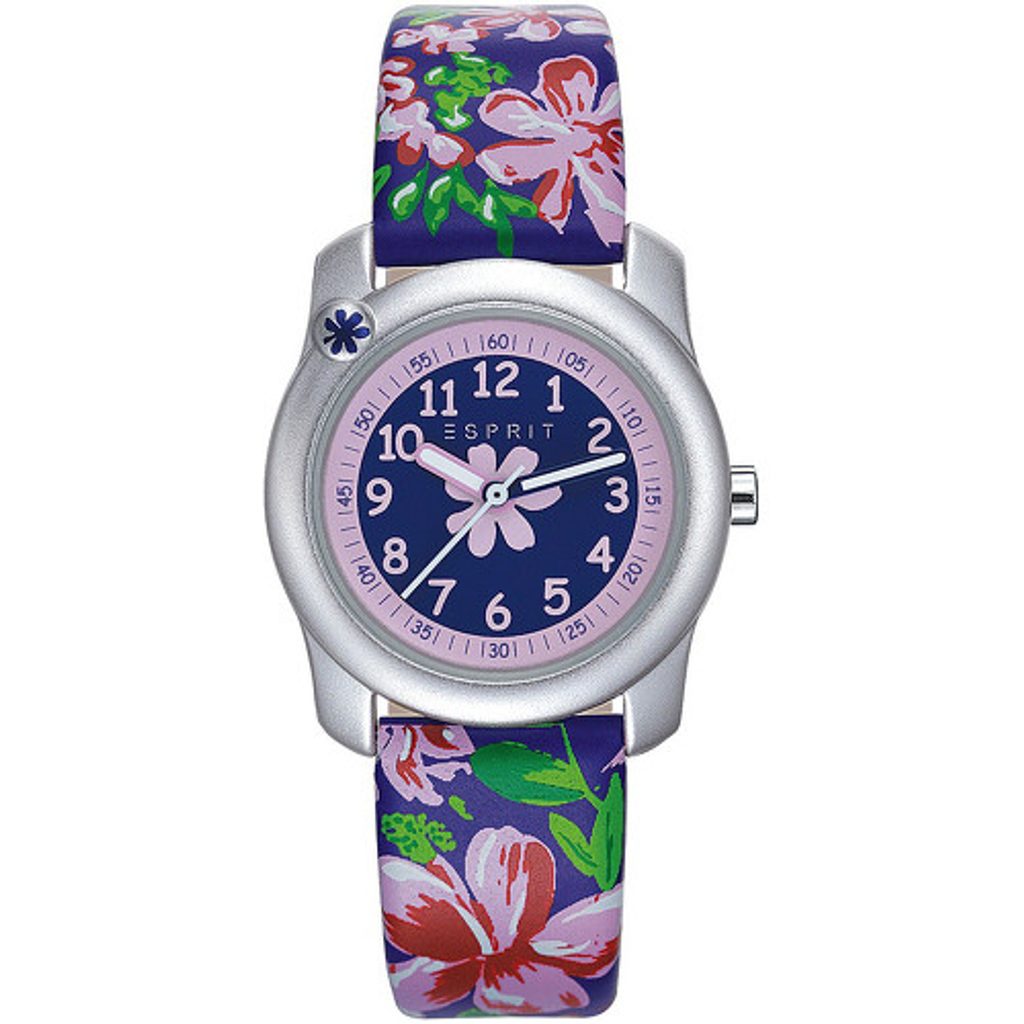 Plavky-Pradlo.cz - Dětské hodinky ESPRIT Tropical Flowers Purple  ES108344001 - Esprit - dětské hodinky - Hodinky, MÓDNÍ DOPLŇKY