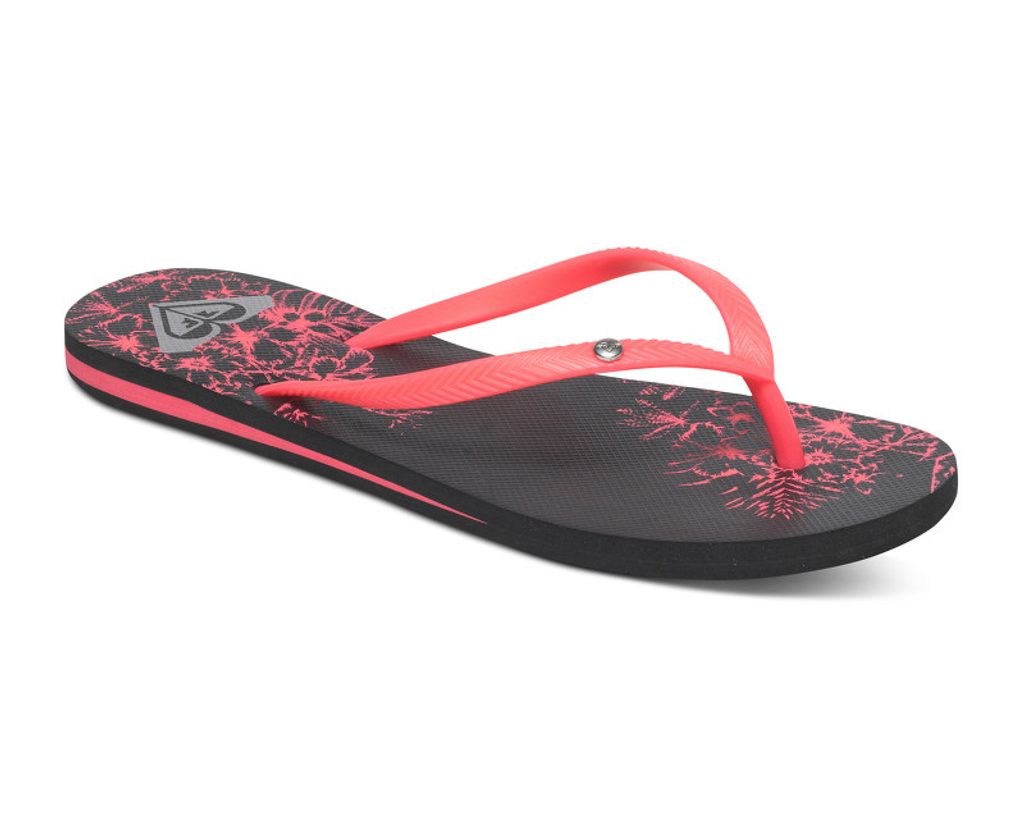 Plavky-Pradlo.cz - Dámské žabky Roxy Bermuda Black/Pink ARJL100249-BBP -  Roxy - žabky a sandály - dámská obuv, Obuv, MÓDNÍ DOPLŇKY