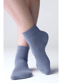 Bambusové ponožky GINA 82001P středně vysoké šedé
