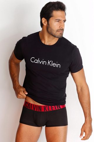 Pánské tričko s krátkým rukávem CALVIN KLEIN NM1129E černé
