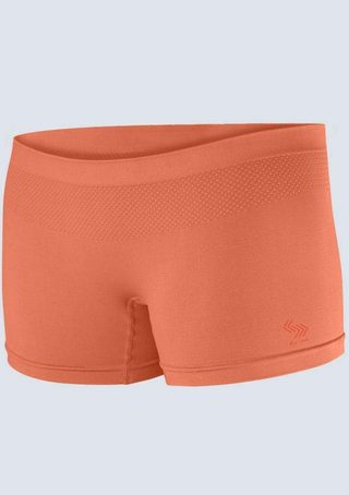 Dámské bezešvé boxerky GINA 83003P oranžové