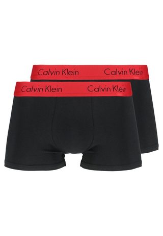 Pánské boxerky CALVIN KLEIN Pro Stretch 2 pack NB1463A-IXY černá/červená
