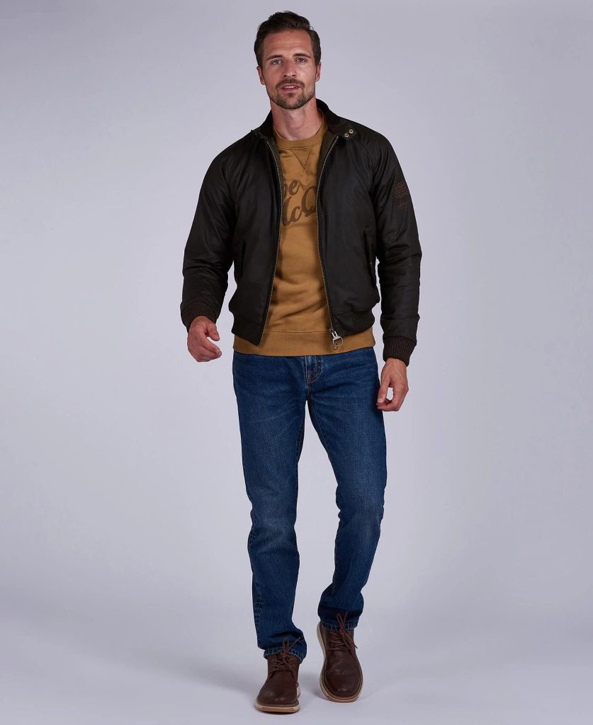 Barbour steve 2024 mcqueen wax bomber