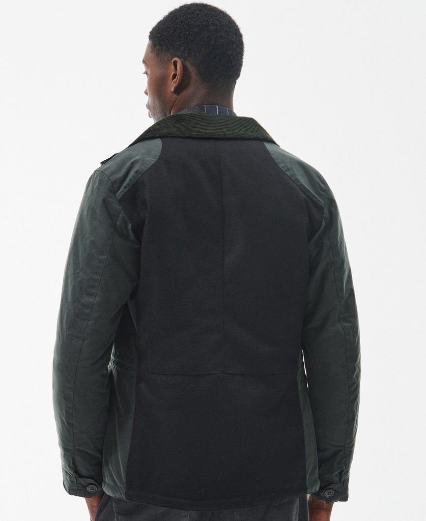 Barbour Emble Wax Jacket — Sage - Nadmíru teplá voskovaná bunda ...