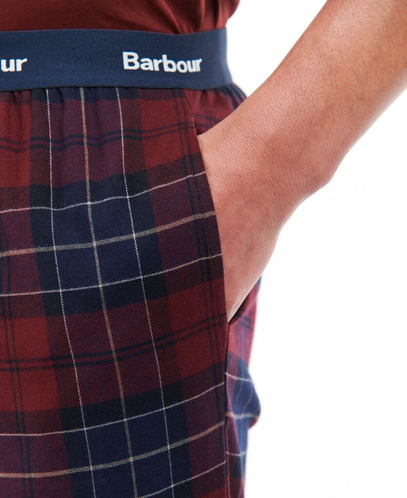 Tartanové pyžamové kalhoty Barbour Glenn - Cordovan Tartan - Barbour -  Kalhoty - Oblečení - Gentleman Store