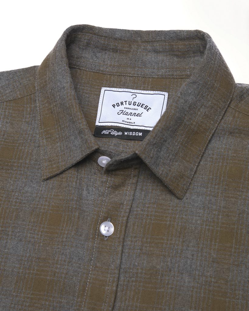 Flanelová košile Portuguese Flannel Trinity - Green - Portuguese Flannel -  Flanelové - Košile, Oblečení - Gentleman Store