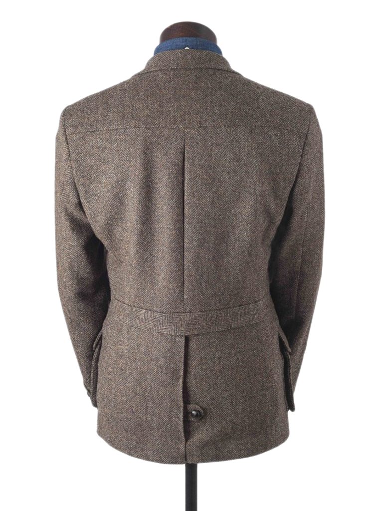 Tweedové sako Walker Slater Edgar - Herringbone Brown - Walker Slater -  Obleky a saka - Oblečení - Gentleman Store