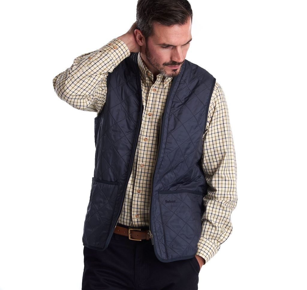 Prošívaná vesta Barbour Polarquilt - navy - Barbour - Bundy a kabáty -  Oblečení - Gentleman Store