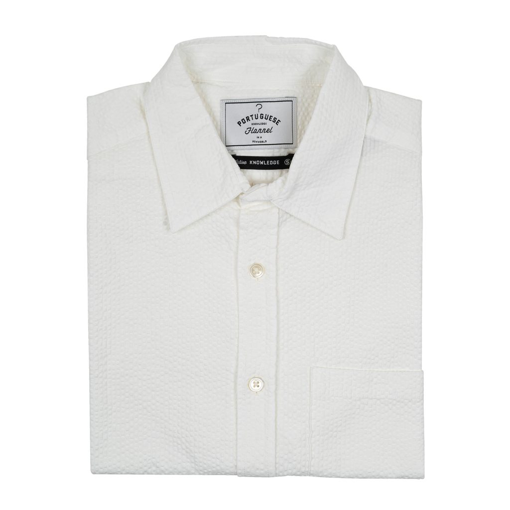 Letní košile Portuguese Flannel Atlantico - bílá - Portuguese Flannel -  Sezónní kolekce - Košile, Oblečení - Gentleman Store