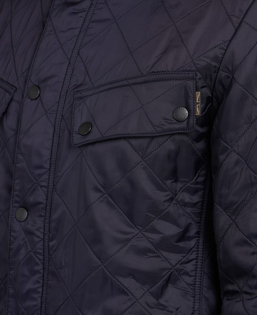 Barbour International Ariel Polarquilt Jacket Navy Drsn