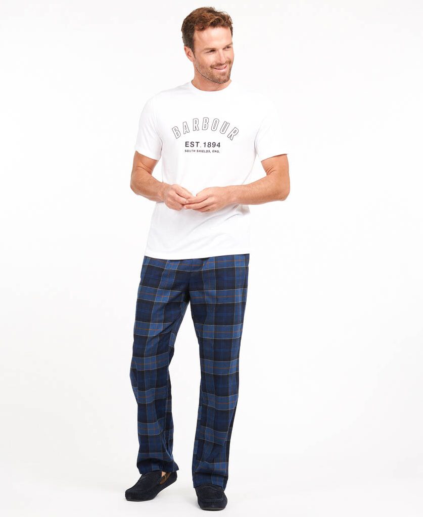 Tartanové pyžamové kalhoty Barbour Glenn - Midnight Tartan - Barbour -  Kalhoty - Oblečení - Gentleman Store