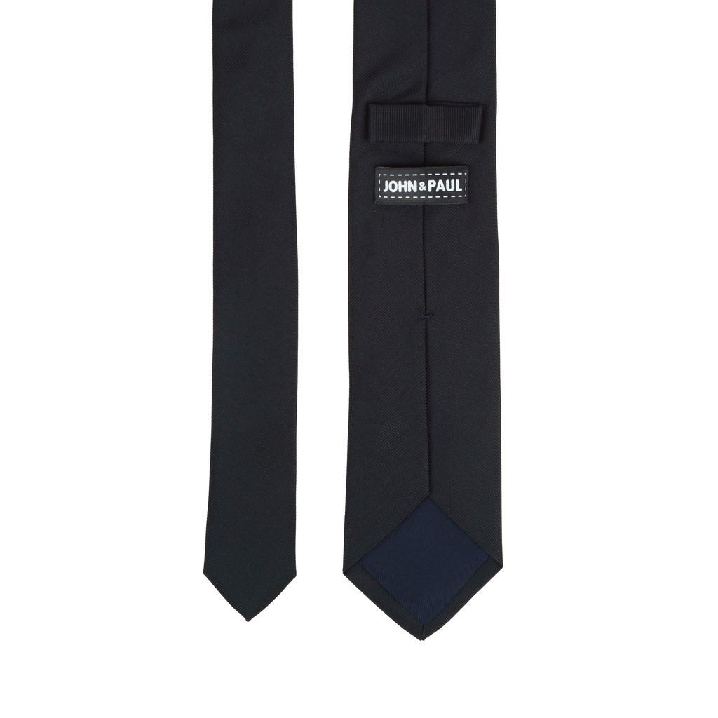 Černá hedvábná kravata - John & Paul - Kravaty - Oblečení - Gentleman Store