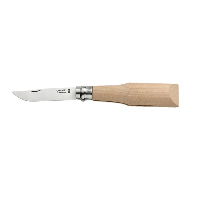 Zavírací nůž Opinel N°08 Inox s neopracovanou rukojetí ze zimostrázu -  Opinel - Nože - Na cesty, Doplňky - Gentleman Store
