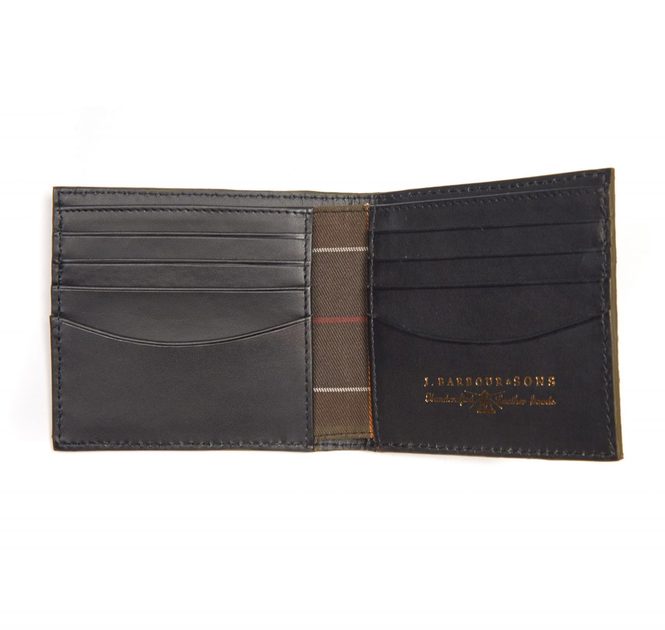 Peněženka Barbour ze zrnité kůže - Black - Barbour - Peněženky - Doplňky -  Gentleman Store