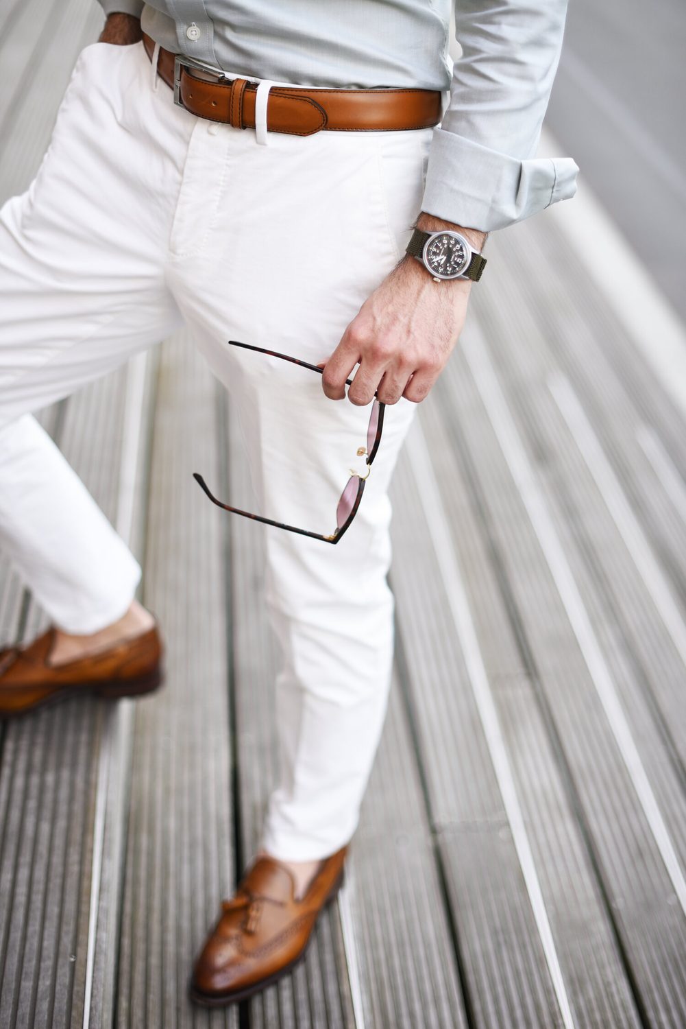 Gentleman Store - Ako nosiť biele nohavice